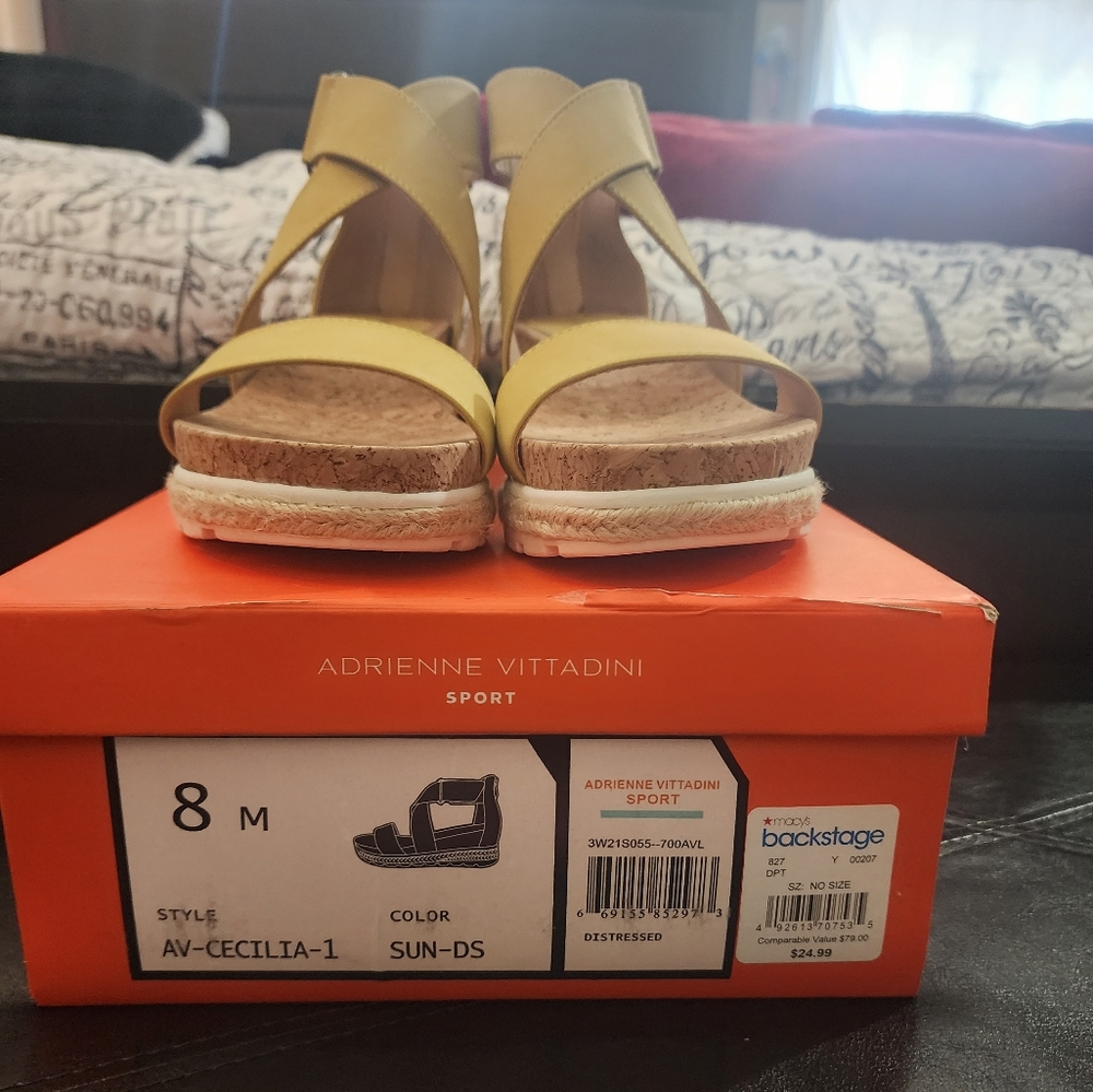 Yellow Sports Sandals